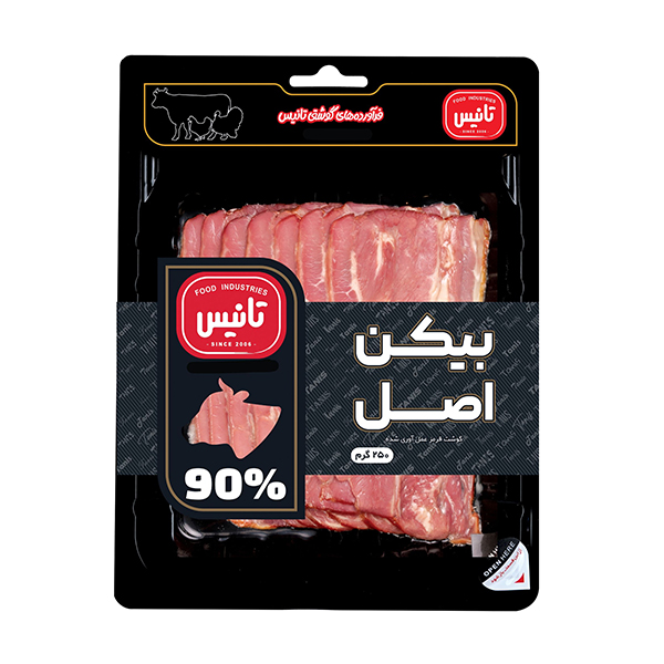 بیکن اصل 90 درصد تانیس 250 گرم