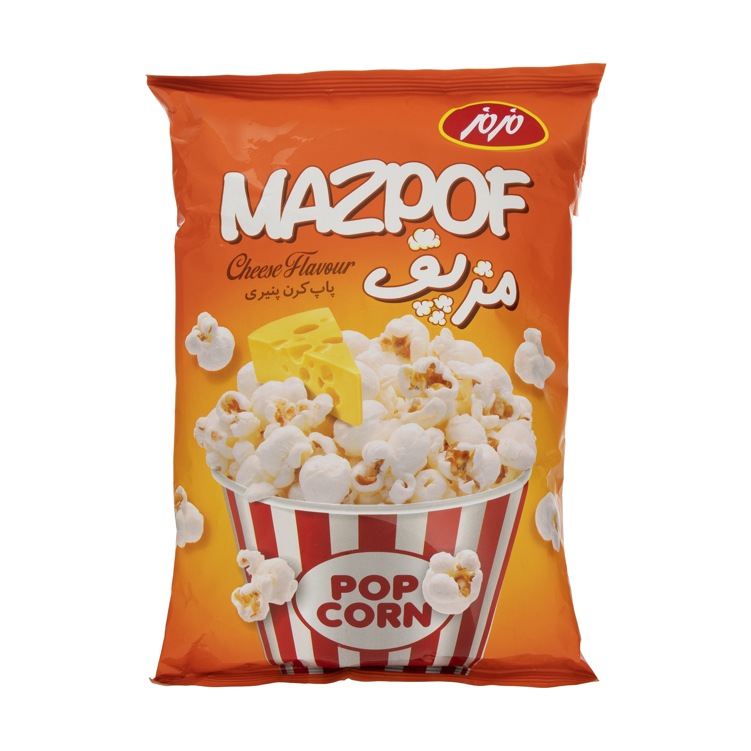 پاپ کورن پنیری مزپف مزمز 60 گرم