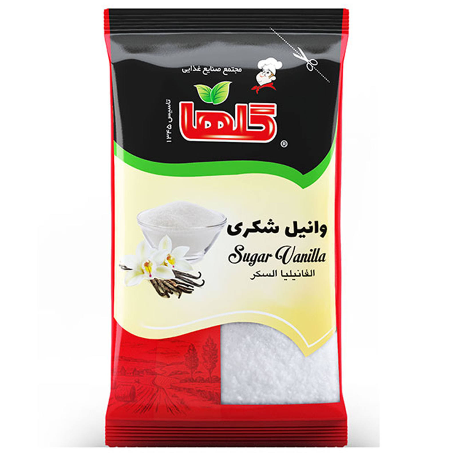 پودر وانیل شکری گلها 30 گرم